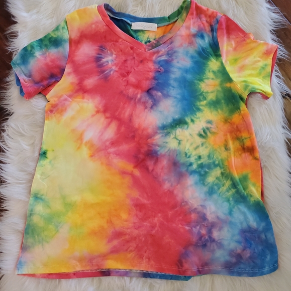 TIE DYE BIKER SHORTS SET - Picture 3 of 6